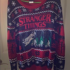 Stranger Things Ugly Christmas Sweater 